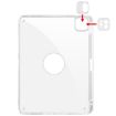 iPad Pro 13 2024 Clear Acrylic 360 Rotation Leather Case - Ice Blue - 4