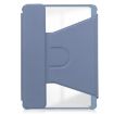 Samsung Galaxy Tab S9+ 360 Rotation Transparent Leather Case Lavender - 3