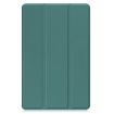 Samsung Galaxy Tab A9 Dark Green Leather 3-Fold Holder Case - 2