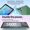 BDF P50 10.1" 4G LTE Tablet, 8GB+256GB, Android 12, Dual SIM, Green - 3