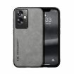 OPPO A2 Light Grey Magnetic Leather Back Phone Case - Skin Feel - 1