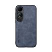 OPPO A60 Blue Magnetic Leather Back Phone Case - Skin Feel - 2