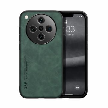 OPPO Find X8 Green Magnetic Leather Back Case - Skin Feel - 1