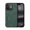 OPPO A5 Pro 5G Green Magnetic Leather Back Case - Skin Feel - 1