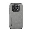 OPPO A5 5G Global Magnetic Leather Phone Case - Light Grey - 2