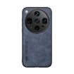 OPPO Find X8 Ultra Blue Magnetic Leather Back Case - Skin Feel - 2