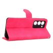 OPPO A5 5G Rose Red Magnetic Flip Leather Phone Case Global Skin Feel - 5