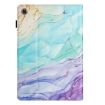 Samsung Galaxy Tab A8 10.5 2021 Leather Case - Litchi Texture, Oil Painting - 3
