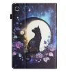 Samsung Galaxy Tab S6 Lite Litchi Texture Leather Case - Cat Design - 3