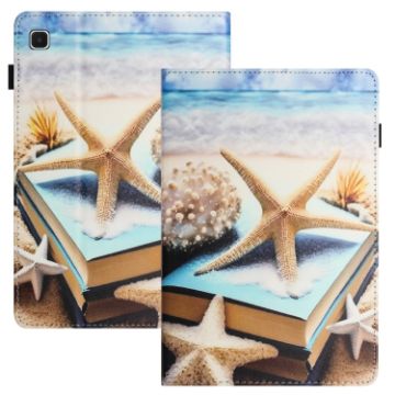Samsung Galaxy Tab A7 Lite Litchi Texture Leather Case (Starfish) - 1