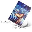 Samsung Galaxy Tab A7 Lite Butterfly Leather Tablet Case - Litchi Texture - 8