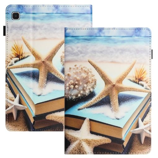 Samsung Galaxy Tab A 8.0 2019 Litchi Texture Leather Case (Starfish) - 1