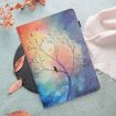 Samsung Galaxy Tab A 10.1 2019 Leather Case - Oil Painting Tree Design - 9
