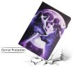Samsung Galaxy Tab A 10.1 2019 Leather Case - Litchi Texture Wolf Design - 8