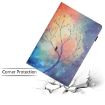 Samsung Galaxy Tab S7 Litchi Texture Leather Case - Oil Painting Tree - 8