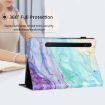 Samsung Galaxy Tab S7 Litchi Texture Leather Case (Oil Painting) - 7