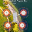 DJI Air 3 8747F Low Noise Quick-release Propellers, 1 Pair Silver Tip - 2