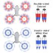 DJI Air 3 8747F Low Noise Quick-release Propellers, 2 Pairs Silver Tip - 7