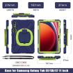 Samsung Galaxy Tab S9/S8/S7 Silicone Hybrid Case with Holder & Strap - 2