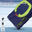 Samsung Galaxy Tab S9/S8/S7 Silicone Hybrid Case with Holder & Strap - 4