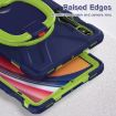 Samsung Galaxy Tab S9/S8/S7 Silicone Hybrid Case with Holder & Strap - 7