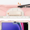 Galaxy Tab S10 FE/S9 FE/S9/S8/S7 Rugged Pink Tablet Case with Kickstand - 5