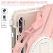 Galaxy Tab S10 FE/S9 FE/S9/S8/S7 Rugged Pink Tablet Case with Kickstand - 7