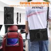 Samsung Galaxy Tab S9+/S8+ Rugged Case with Rotatable Kickstand Grip (Black) - 4