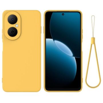 Huawei nova Y73 4G Yellow Liquid Silicone Dropproof Phone Case - 1