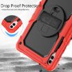 Samsung Galaxy Tab S10+/S9+/S9 FE+ Red+Black Silicone Hybrid Case - 8