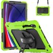 Samsung Galaxy Tab S10+/S9+/S9 FE+ Silicone Hybrid Case Yellow Green - 1