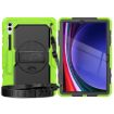 Samsung Galaxy Tab S10+/S9+/S9 FE+ Silicone Hybrid Case Yellow Green - 2