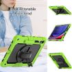 Samsung Galaxy Tab S10+/S9+/S9 FE+ Silicone Hybrid Case Yellow Green - 4