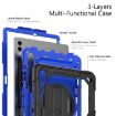 Samsung Galaxy Tab S10+/S9+/S9 FE+ Silicone Hybrid Case Black/Blue - 7