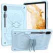 Samsung Galaxy Tab S9+ Rugged Butterfly Kickstand Case - Ice Blue - 1