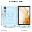 Samsung Galaxy Tab S9+ Rugged Butterfly Kickstand Case - Ice Blue - 2