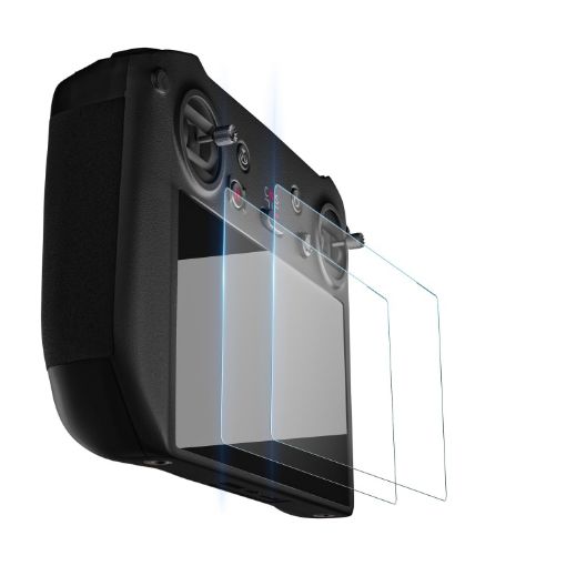 DJI RC Pro Screen Protector: STARTRC 2pcs 9H 2.5D Tempered Glass Film - 1