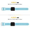 Apple Watch SE 2022 40mm Light Blue Silicone Band Pin Buckle - 2