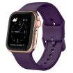 Apple Watch Series 7 41mm Dark Purple Silicone Band Pin Buckle - 1