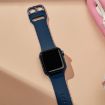 Apple Watch Series 7 45mm Silicone Band, Pin Buckle - Abyss Blue - 4