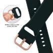 Apple Watch Series 7 45mm Dark Green Silicone Pin Buckle Band - 3