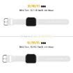 Apple Watch SE 40mm White Silicone Pin Buckle Band - 2