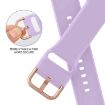 Apple Watch SE 40mm Lavender Silicone Band with Pin Buckle - 3