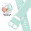 Apple Watch Series 6 44mm Silicone Band, Pin Buckle, Mint Green - 3