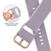 Apple Watch Series 6 44mm Silicone Band, Pin Buckle - Baby Purple - 3
