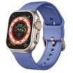 Apple Watch Series 5 44mm Cyan Blue Silicone Pin Buckle Band - 1