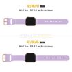 Apple Watch Series 5 40mm Lavender Silicone Band Pin Buckle - 2