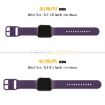 Apple Watch Series 4 44mm Dark Purple Silicone Band Pin Buckle - 2