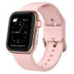Apple Watch Series 4 40mm Pink Silicone Pin Buckle Band - 1