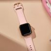 Apple Watch Series 4 40mm Pink Silicone Pin Buckle Band - 4